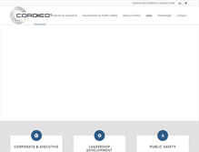 Tablet Screenshot of cordico.com